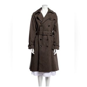 NWOT A.P.C. Greta Wool Trench; Sz. 38/6